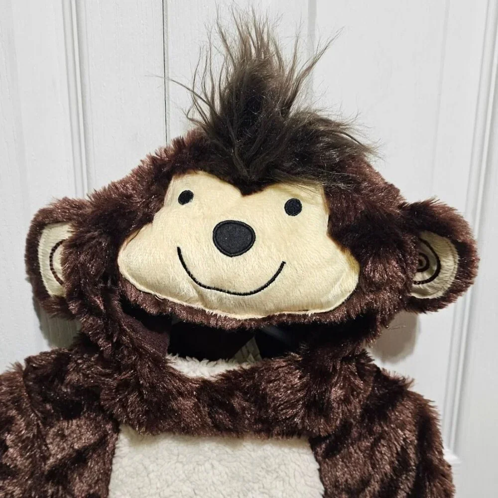 Monkey Around Baby Halloween Costume 0-6 Months Plush Banana Rattle Halloween